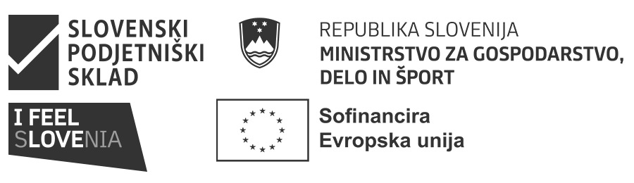 Slovenski podjetniški sklad, MGDŠ, I feel Slovenia, Sofinancira EU